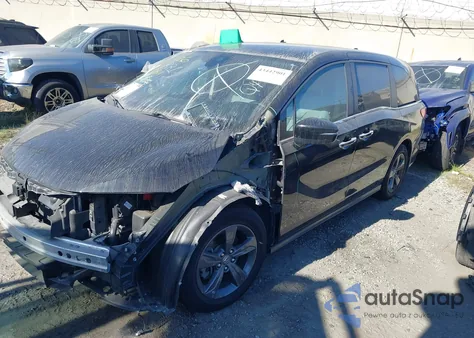 2022 Honda Odyssey Ex from USA, damaged, VIN 5FNRL6H50NB048141